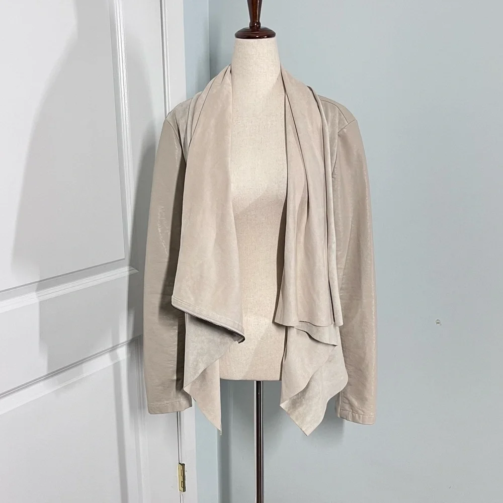 Blank NYC faux leather suede jacket size M - Picture 10 of 13